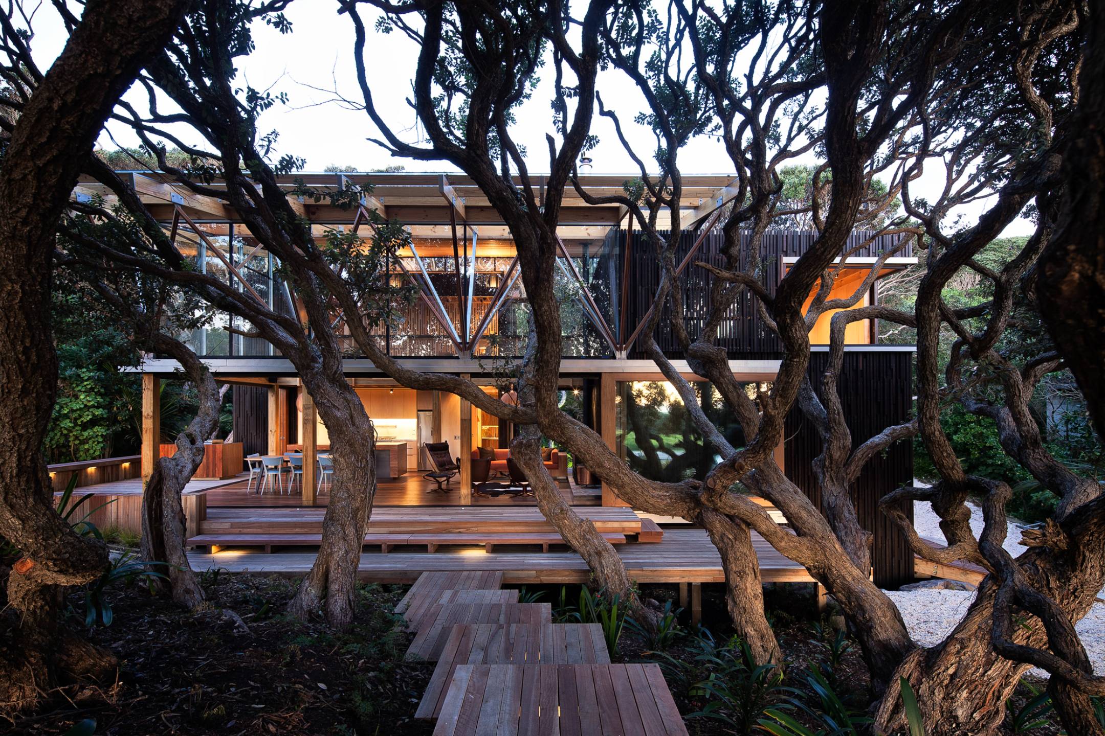 Under Pohutukawa by Herbst Architects